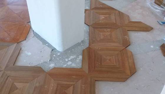 Posa parquet a mosaico a Biella